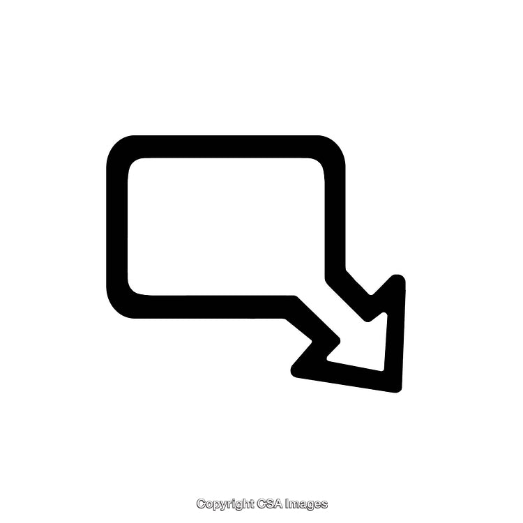 Black and White Border with Arrow in Minimalist Design