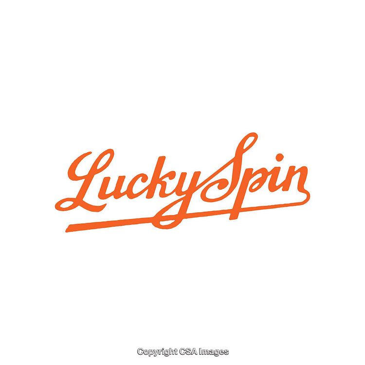 Stylized Signage with Vibrant Orange Script on White Background