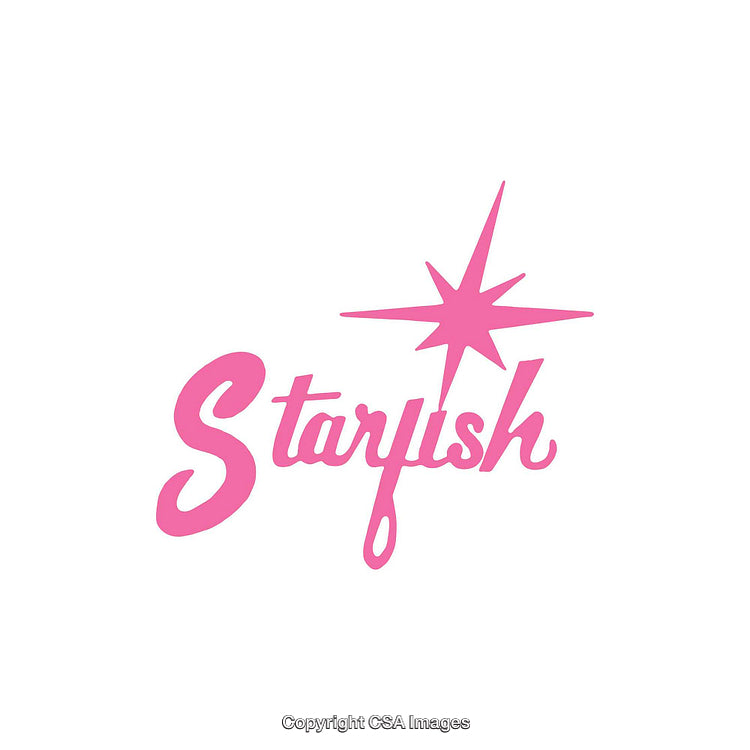Pink Starburst Logo With the Word 'Starfish' in Bold Typography
