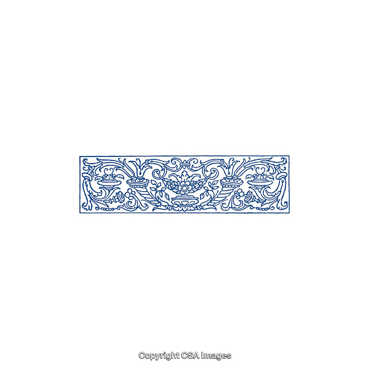Elegant Vintage Ornamental Design with Floral and Decorative Patterns