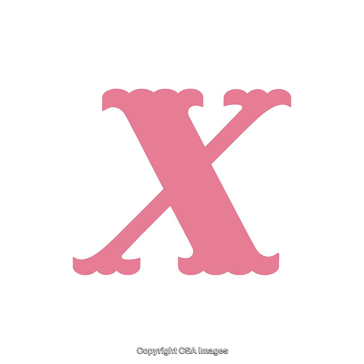 Elegant Pink Letter W on Minimal White Background