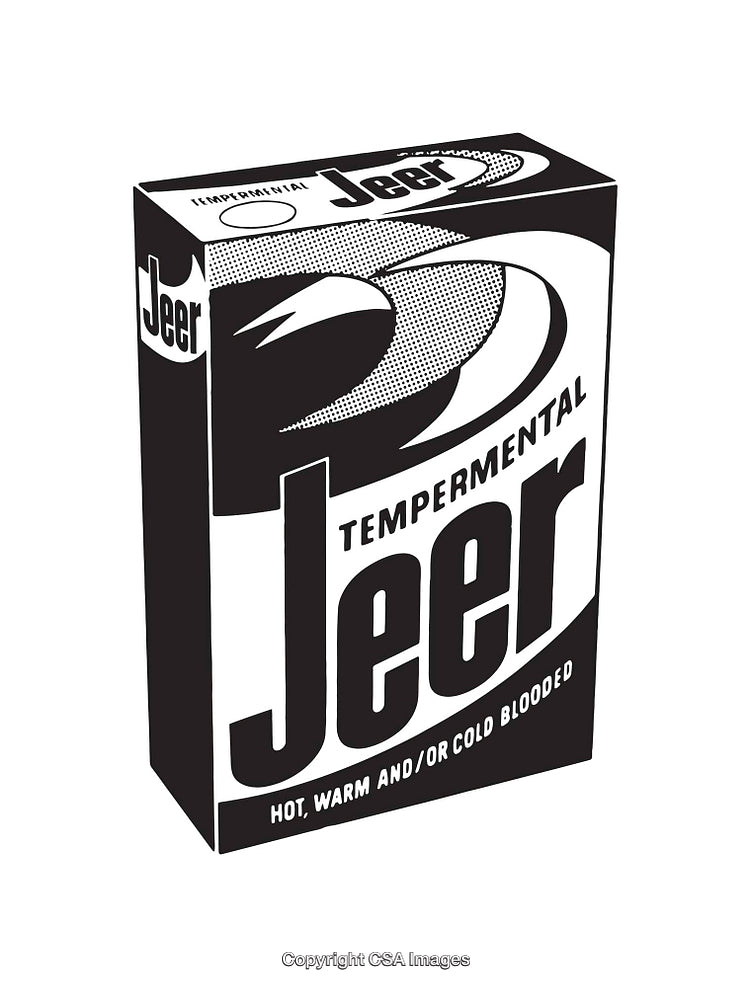 Black and White Retro Styled Temperamental Product Box Design