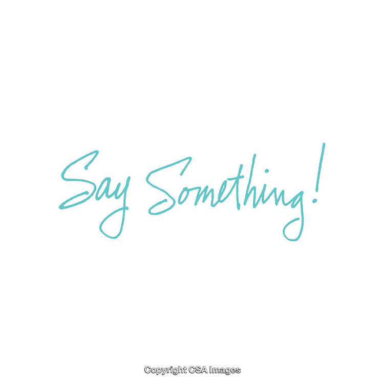 Inspirational Handwritten Quote in Teal Color on Clean White Background