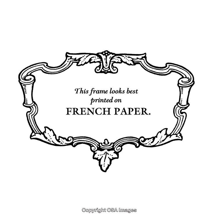 Detailed Black and White Vintage Border with Ornate Design