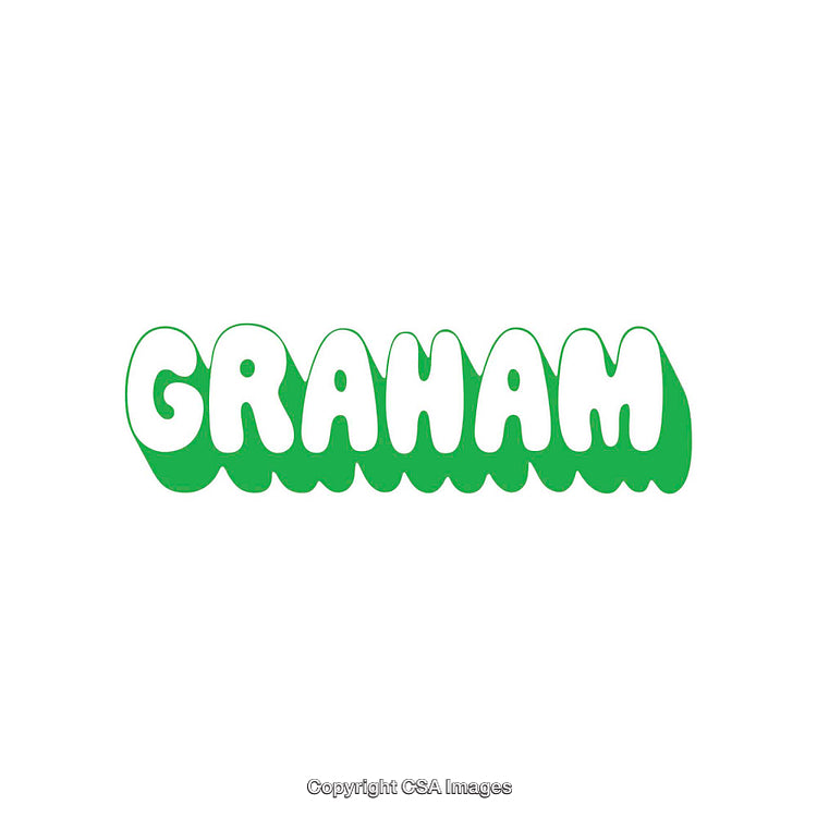 Playful Green Text Design with Bubble Font Style for Unique Branding