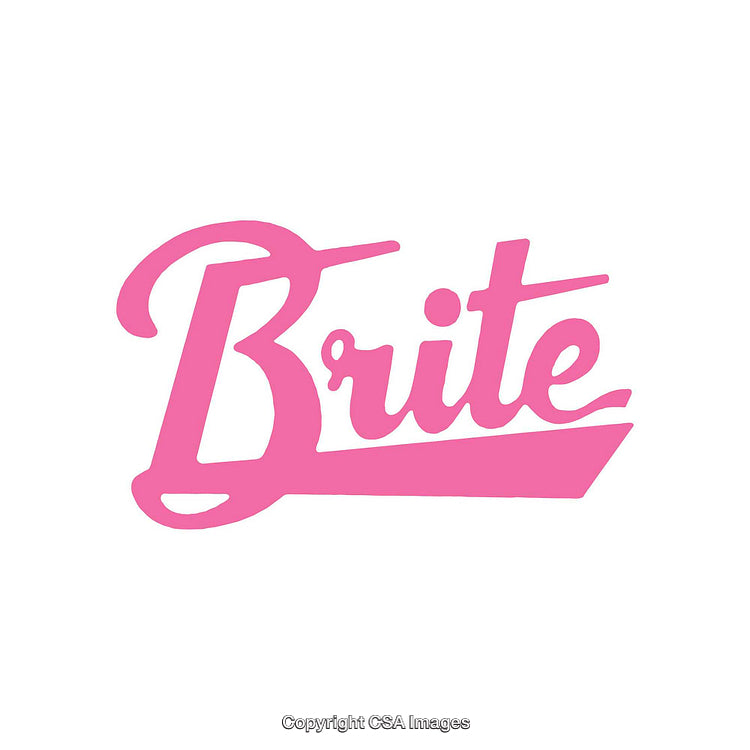 Pink Stylized Typeface Logo on Clean White Background