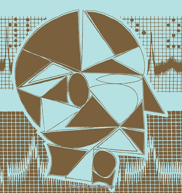 Abstract Drawing of a Head