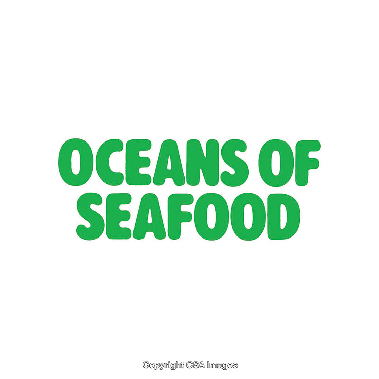Green Stylized Ocean-Themed Typography Logo on White Background