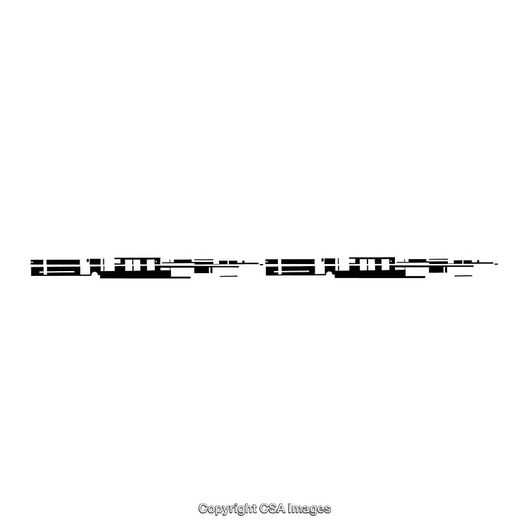 Minimalistic Black and White Border Design on White Background
