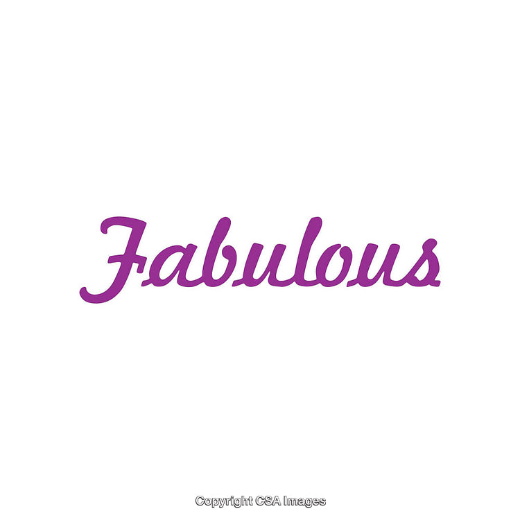 Elegant Purple Script Text on White Background