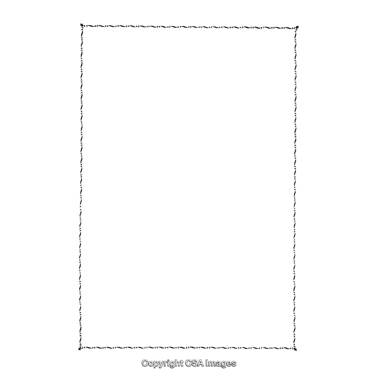 Black and White Border with Minimalistic Design for Frames or Layouts