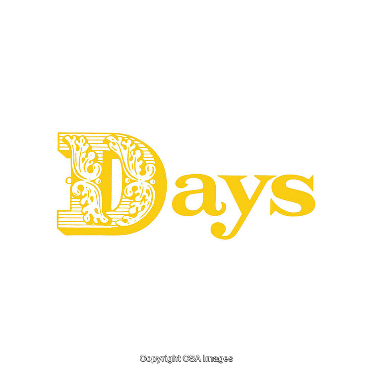 Elegant Yellow Typographic Design Featuring a Decorative Letter and Modern Typeface