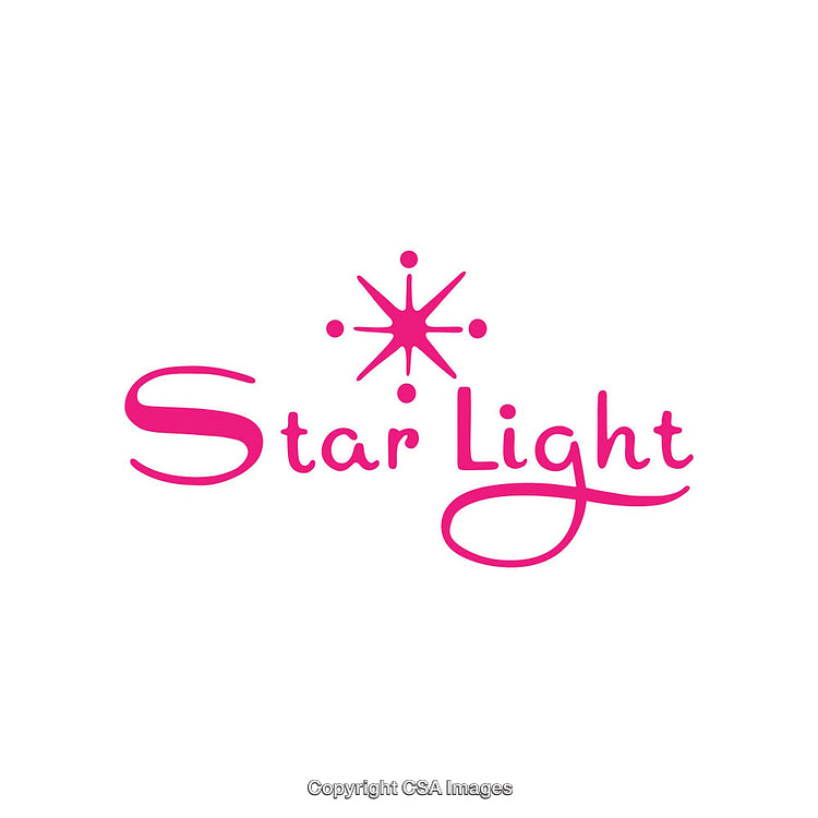 Pink Modern Typography Logo Featuring a Star Symbol Design
