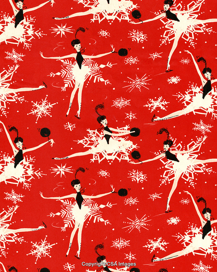 Snowflake Ice Skater Pattern