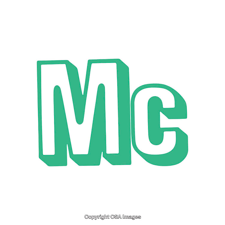 Minimalistic Green Letters on a White Background for Design Use