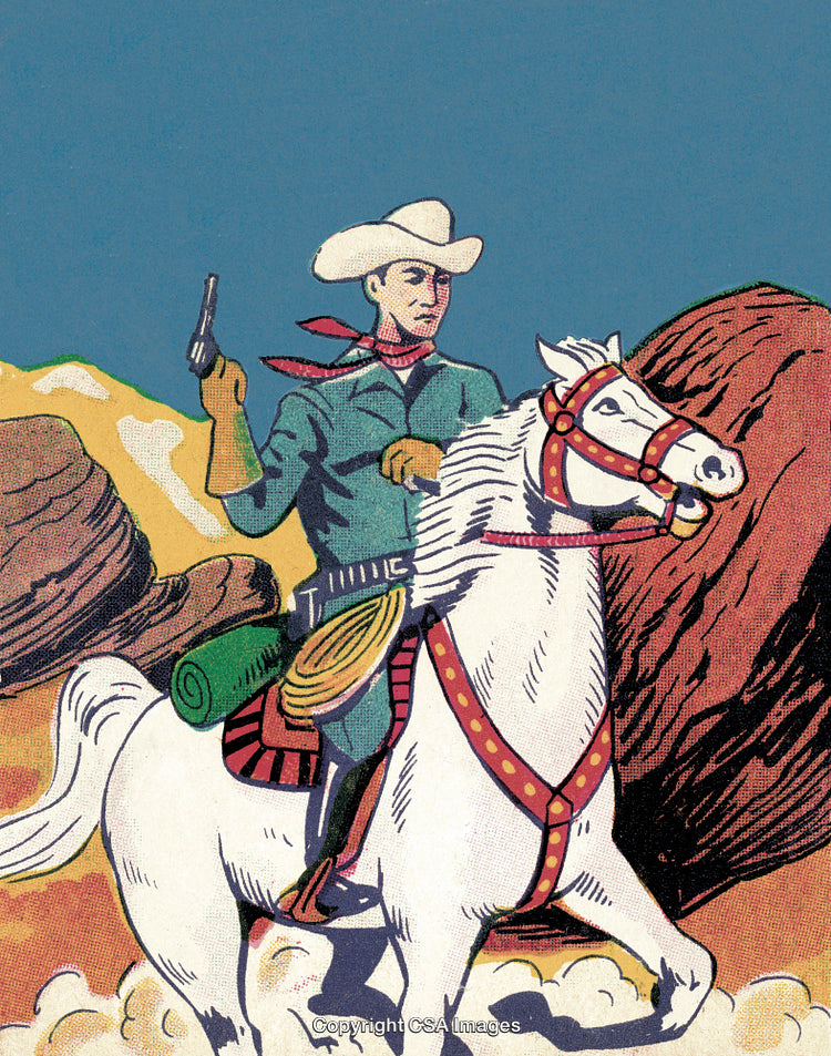 Cowboy on a Horse
