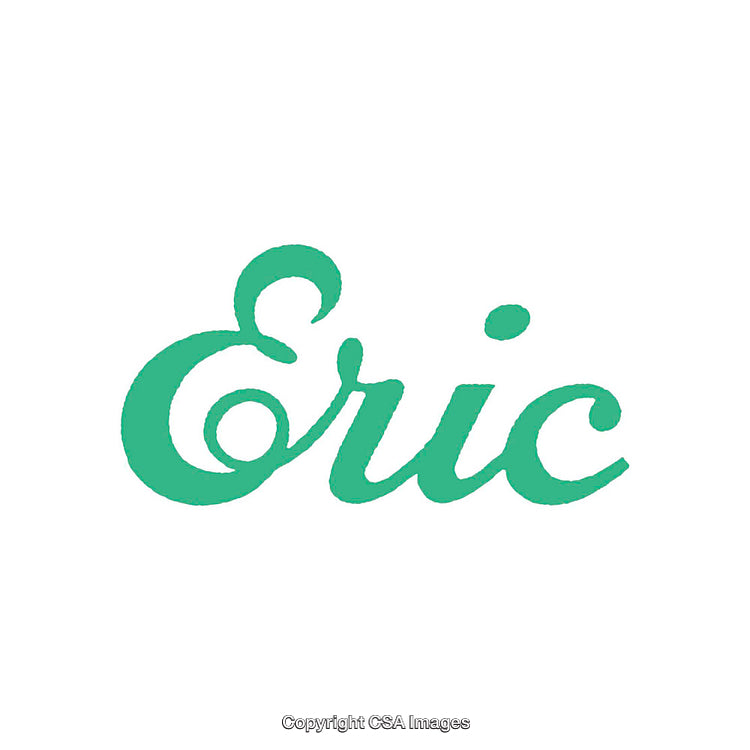 Stylized Green Cursive Text on a Clean White Background