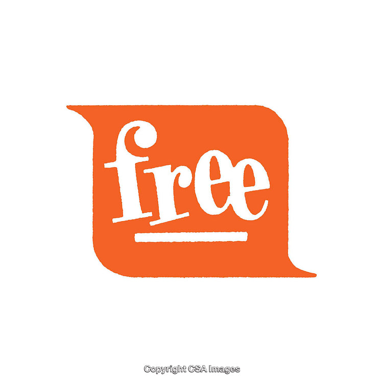 Creative Typographic Design Featuring The Word 'Free' in Bold Orange Text