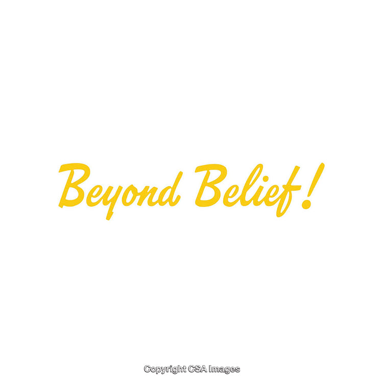 Bold Yellow Text on Minimalist White Background Declaration