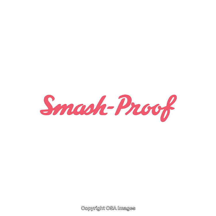 Pink Smash-Proof Typography Displayed on Minimalistic White Background