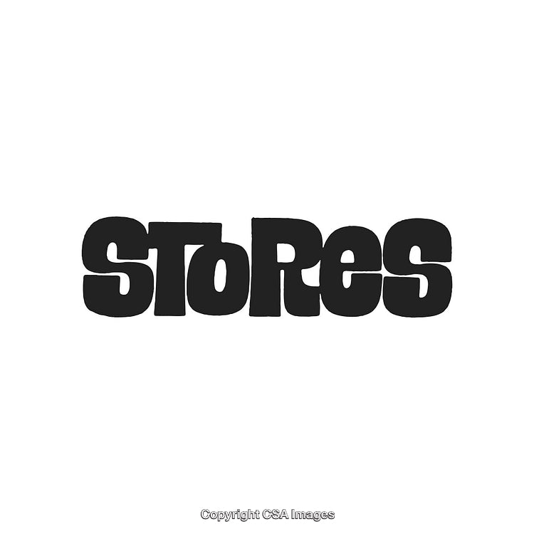 Retro Styled Black Text Graphic on White Background