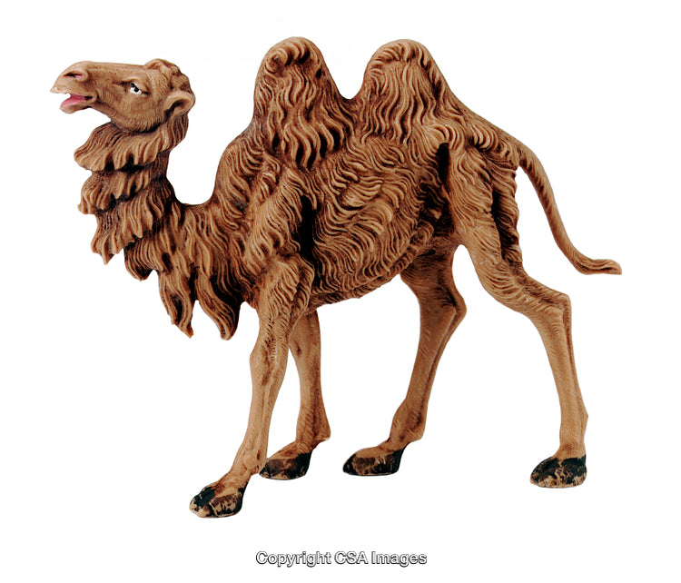 Detailed Brown Plastic Camel Figure with Realistic Features