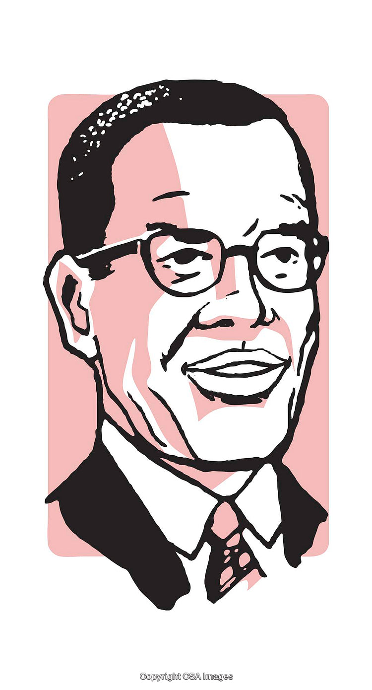 Colorful Illustration of a Professional Individual in Modern Styling