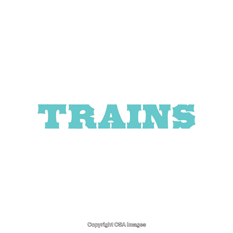 Bold Turquoise Text Illustration on Minimal White Background