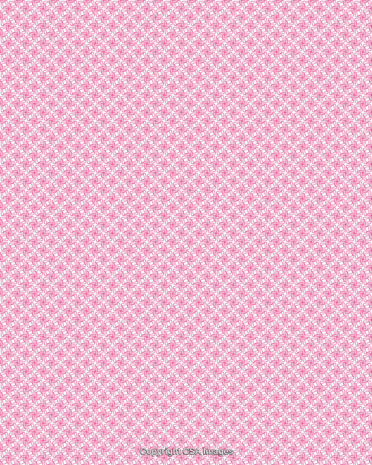 Pink Geometric Pattern With Intricate Linear Design