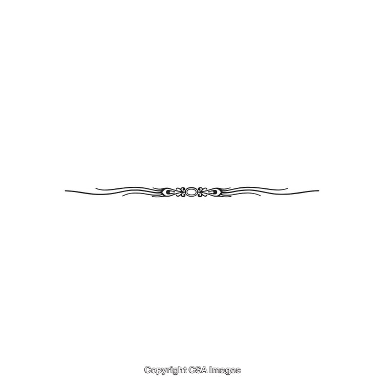 Elegant Black Line Art Design Featuring Decorative Ornamental Patterns