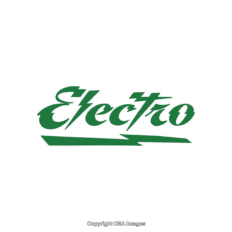 Green Text Logo Design With Stylish Fonts and Lightning Detail