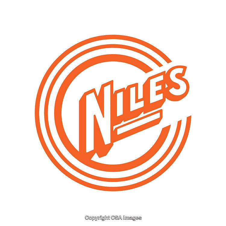 Bright Orange Logo Design Featuring Circular Pattern and Bold Typography
