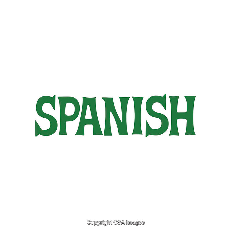 Spanish Text in Green Color on a White Background Image