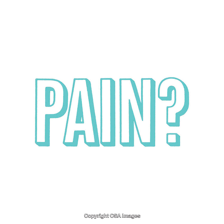 Bright Turquoise Word Art Highlighting the Question of Pain and Its Implications