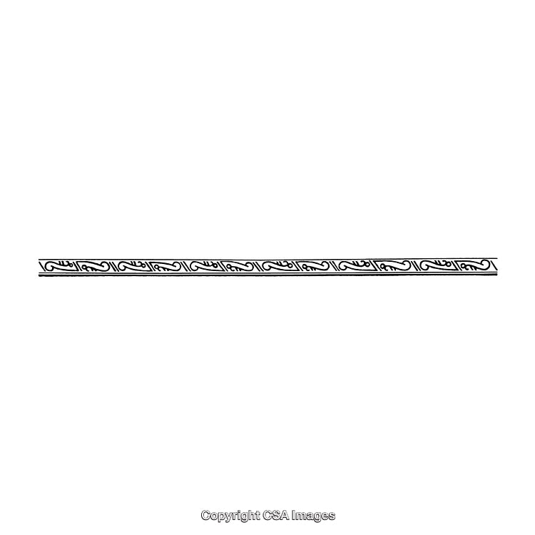 Elegant Black and White Decorative Border Design With Artistic Patterns