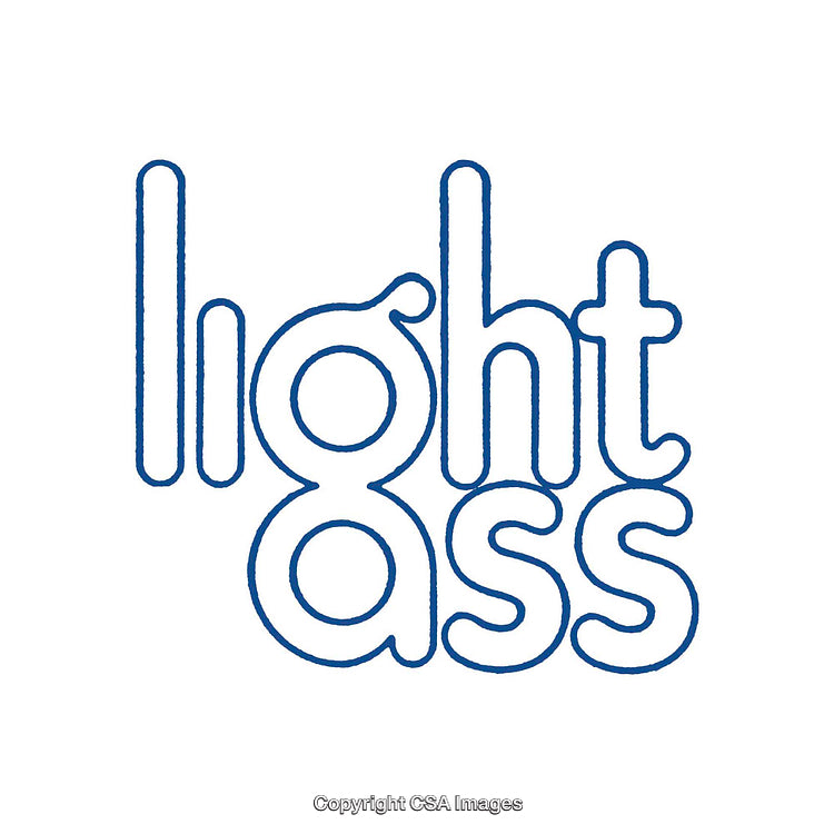 Modern Typography Display in Blue with Minimalist Style Design