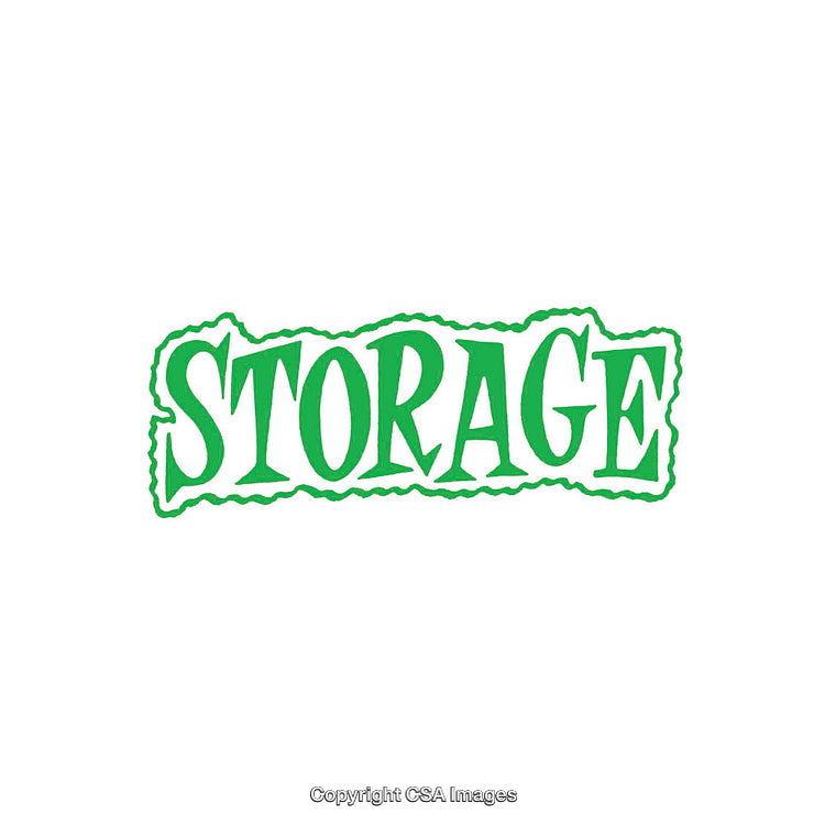 Green Text with Bold Style Highlighting the Word 'Storage'