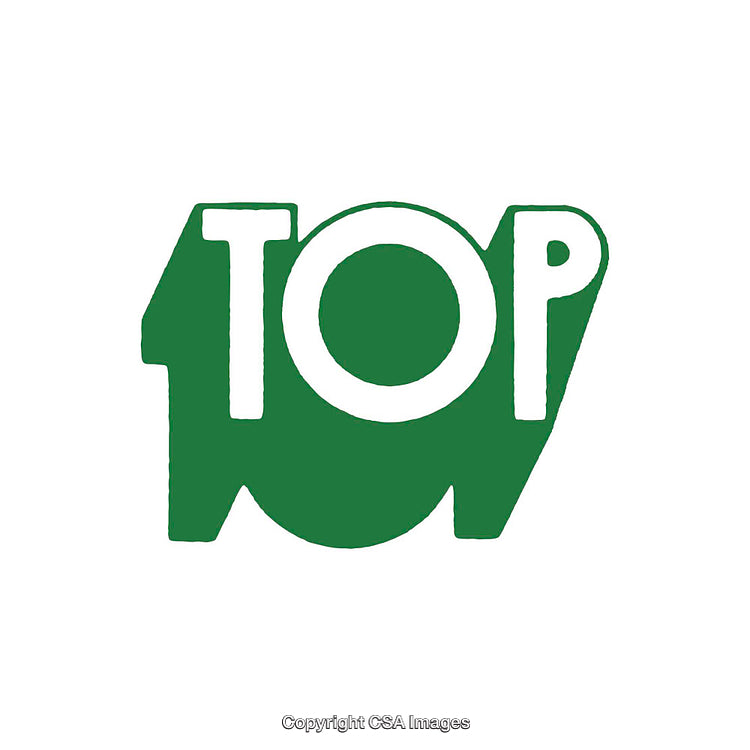 Green Illustrated Top 10 Graphic with Bold Typography