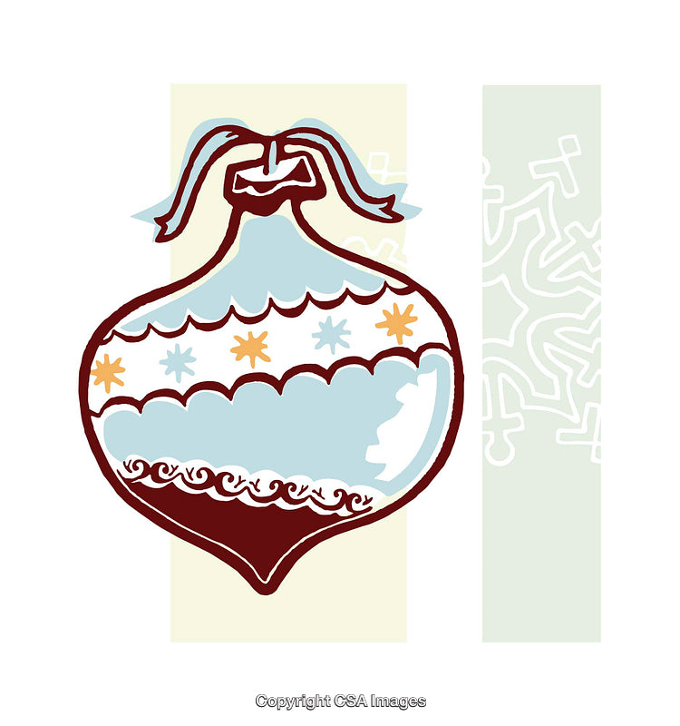 Festive Ornament Artwork With Elegant Patterns and Decorative Colors