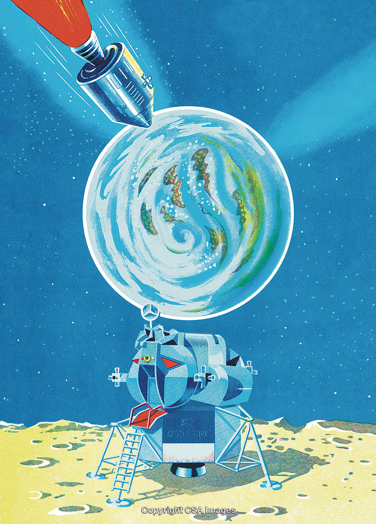 Spacecraft on the Moon