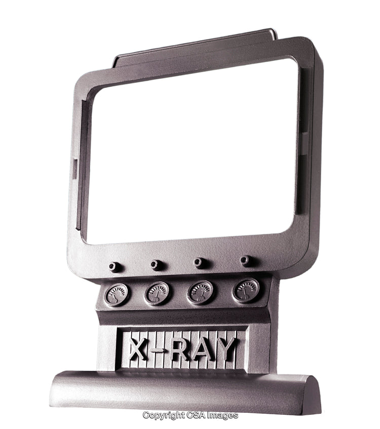 Retro-Styled Toy X-Ray Machine Frame with Dial and Button Details