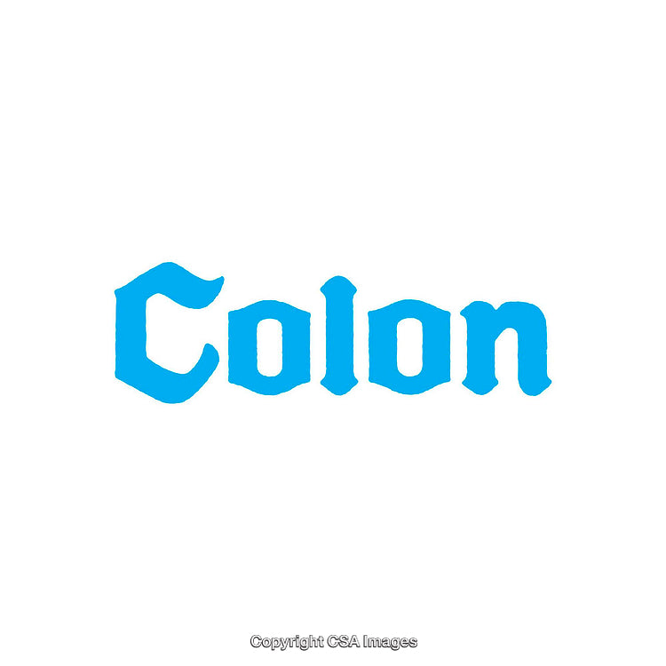 Bold Blue Text Displayed in a Traditional Gothic Font Style