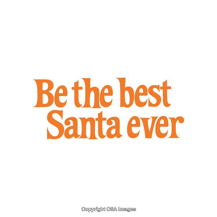 Festive Text in Bold Orange Design with Inspirational Message for Christmas