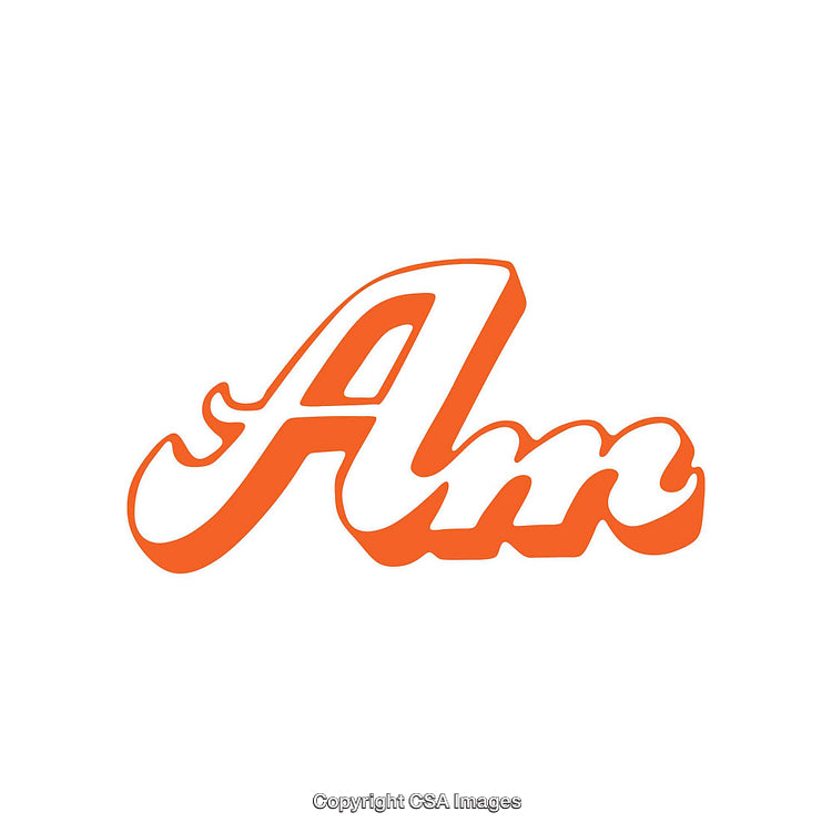 Classic Orange and White Typography Art Design With Bold Lettering