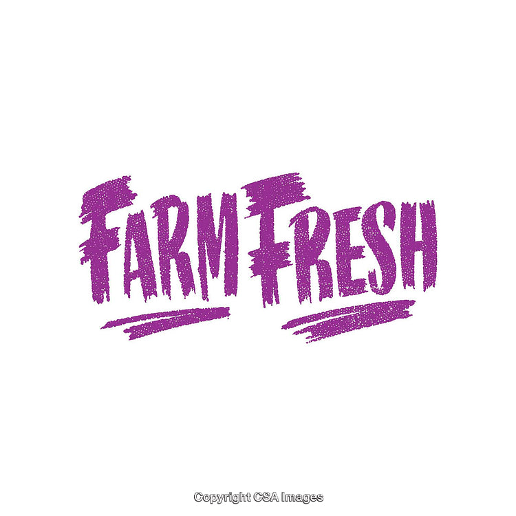 Bold and Creative Typography Highlighting Farm Fresh Concepts
