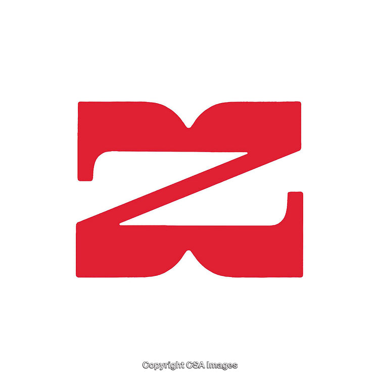 Bold Red Abstract Letter Z Icon Design