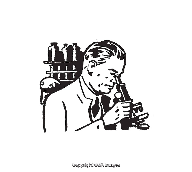 Scientist Examining Samples Using a Microscope in a Laboratory