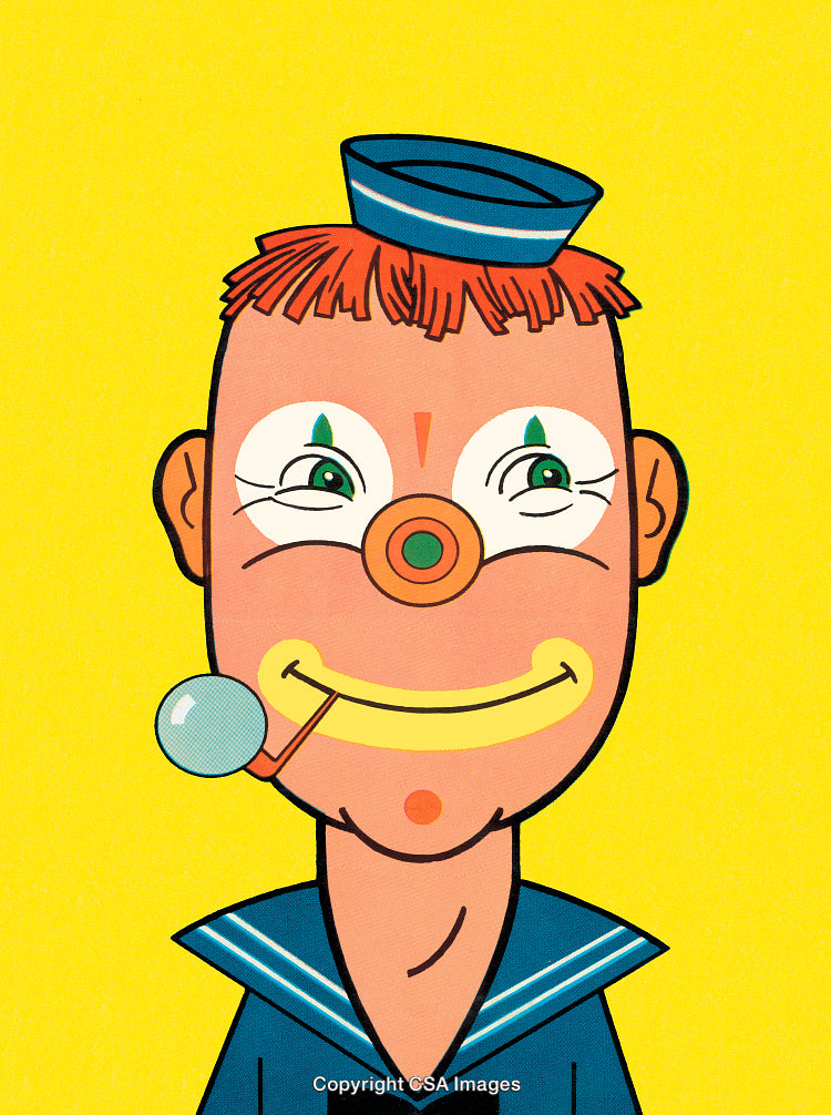 Colorful Cartoon Character Illustration With a Playful and Quirky Sailor Theme