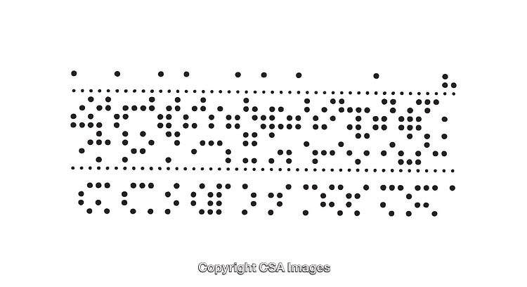 Black And White Diagram Representing a Structured Arrangement of Dotted Patterns