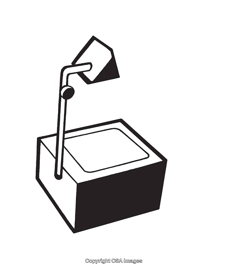 Black And White Line Art Illustration of a Simple Geometric Object